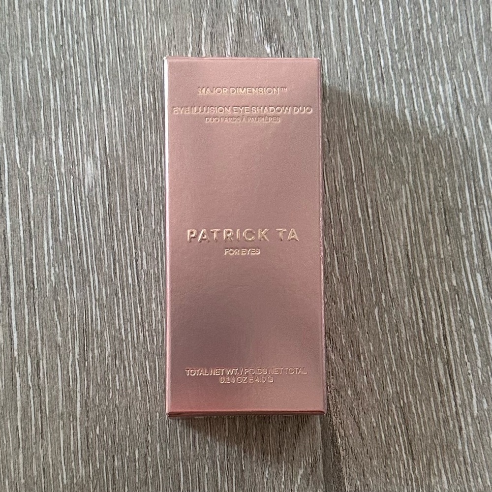 PATRICK TA Major Dimension Eye Illusion Eyeshadow Duo shade I’M WITH HER *NIB*